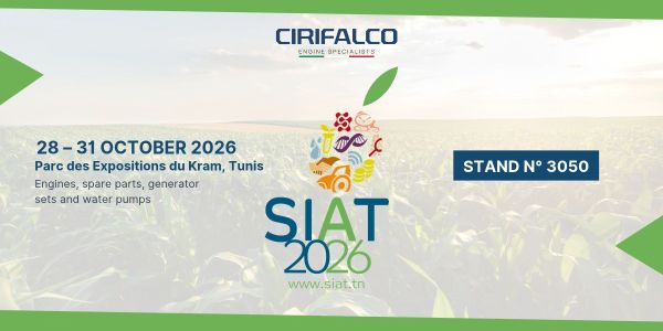 SIAT 2026 in Tunis: meet Cirifalco at stand 3050